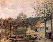 Alfred Sisley Flood at Port-Marly Spain oil painting artist